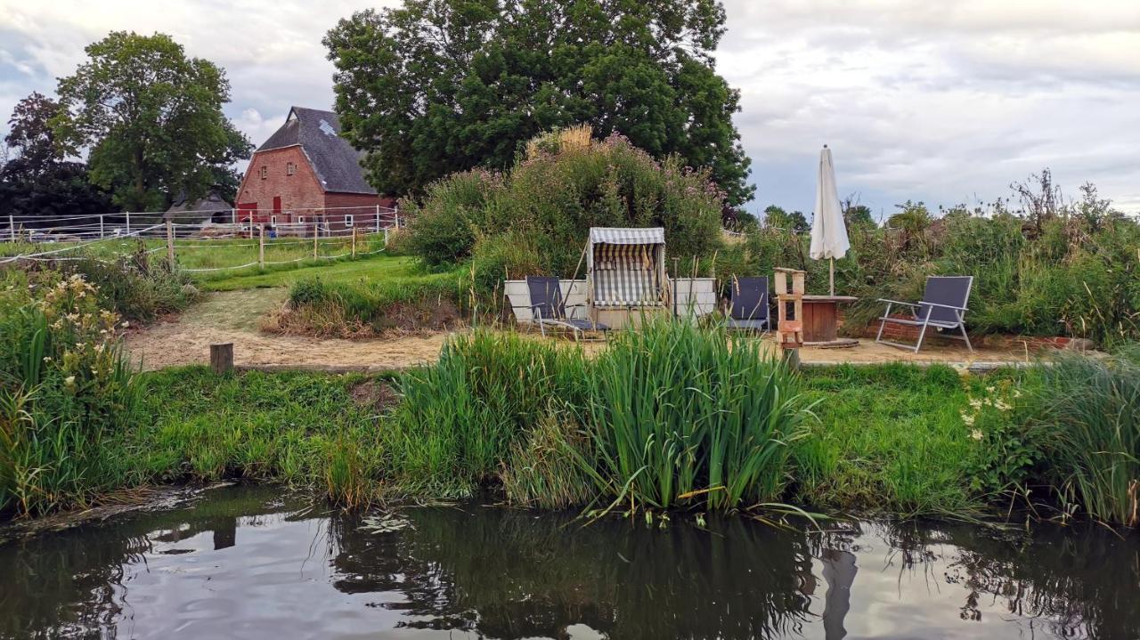 Appartement Im Stall "Lune River Ranch" Loxstedt Dış mekan fotoğraf